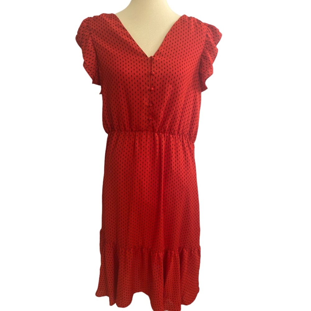 BANANA REPUBLIC Ruffle Dress Size 12